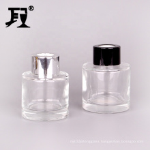 50ml Hign-end round glass aroma diffuser bottle with screw lid